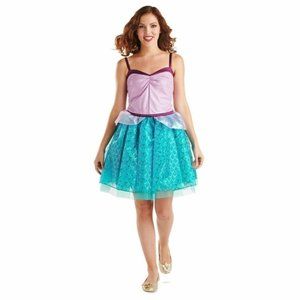 "DISNEY STORE" LITTLE MERMAID COSTUME DRESS-UP HALLOWEEN ADULT TUTU DRESS S NWT